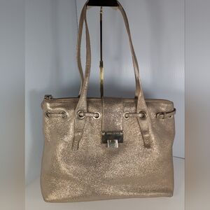 Jimmy Choo Shimmering Gold Shoulder Bag